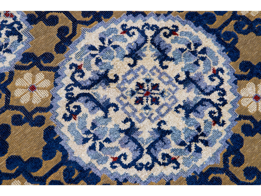 Antique Chinese Peking Wool Rug 4 X 7