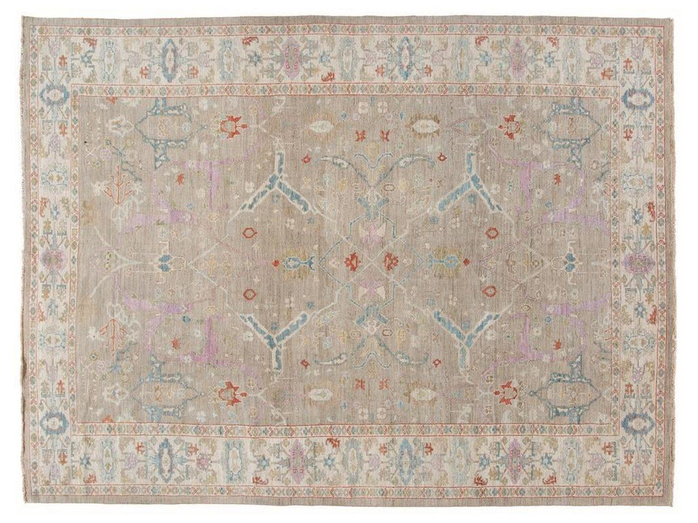 Modern Sultanabad Wool Rug 10 X 13