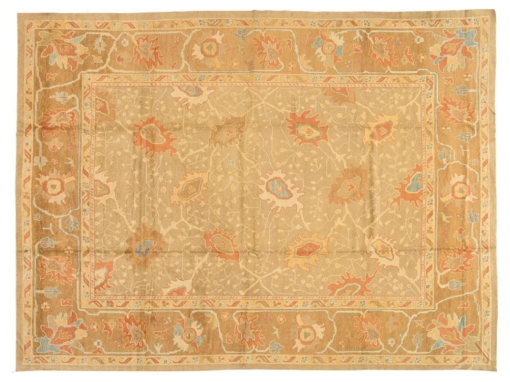 21st Century Modern Oushak Wool Rug 11 X 15