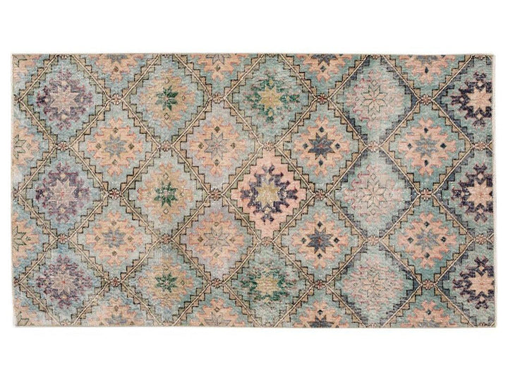 Vintage Turkish Scatter Wool Rug 4 X 7