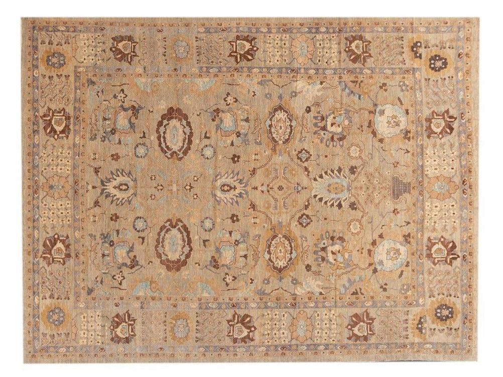 Contemporary Sultanabad Wool Rug 11 X 14