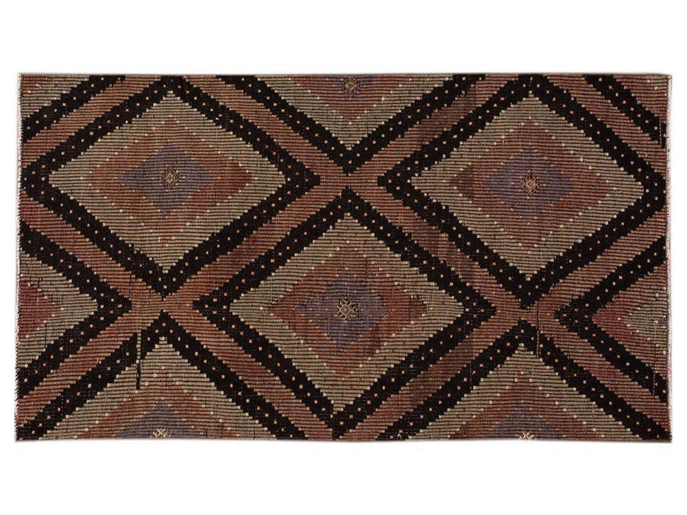 Vintage Sumakh Wool Rug 4 X 7