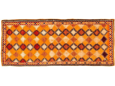 Vintage Moroccan Tribal Rug 5 X 12