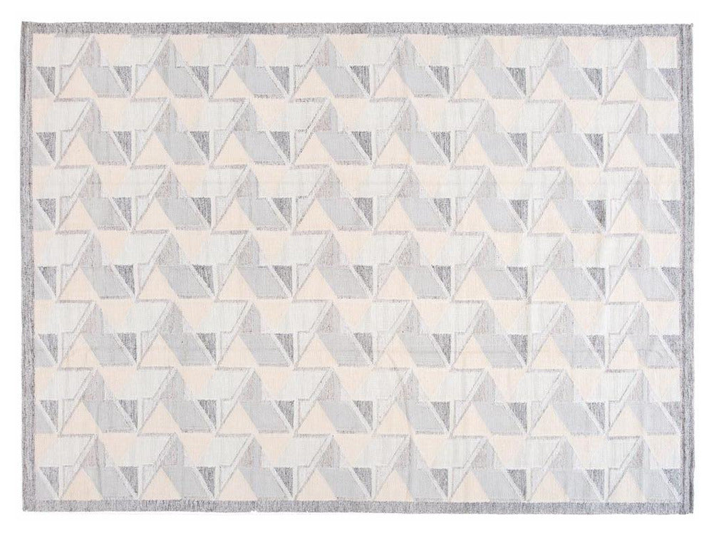 Modern Swedish Wool Rug 10 X 14