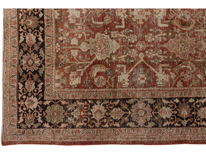 Antique Mahal Wool Rug 8 X 11