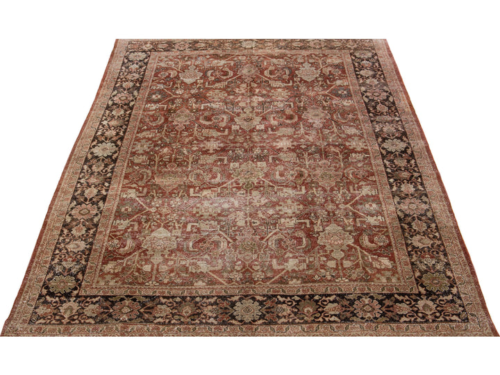 Antique Mahal Wool Rug 8 X 11