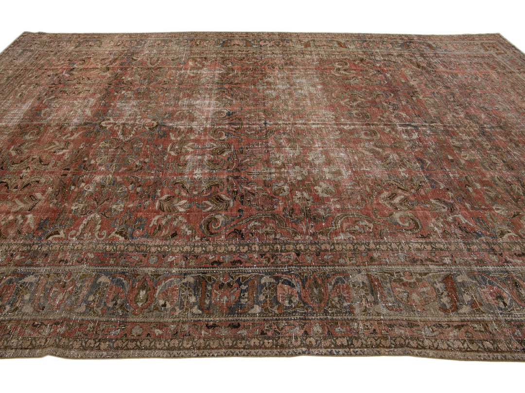 Antique Malayer Wool Rug 10 X 15