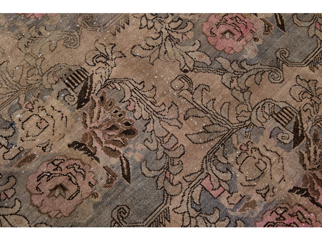 Antique Bidjar Wool Rug 11 X 15