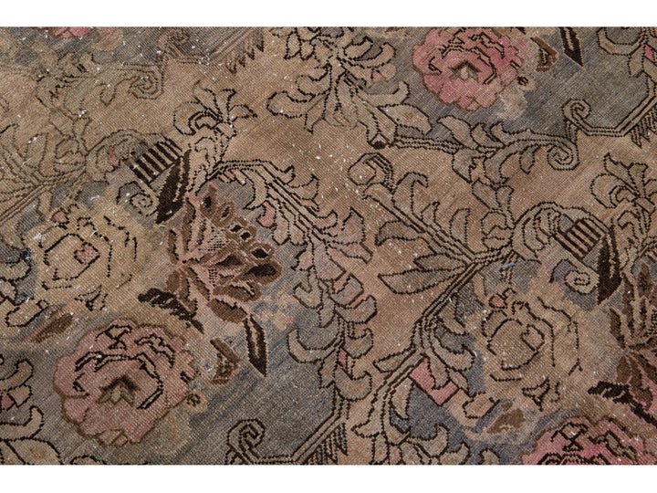 Antique Bidjar Wool Rug 11 X 15