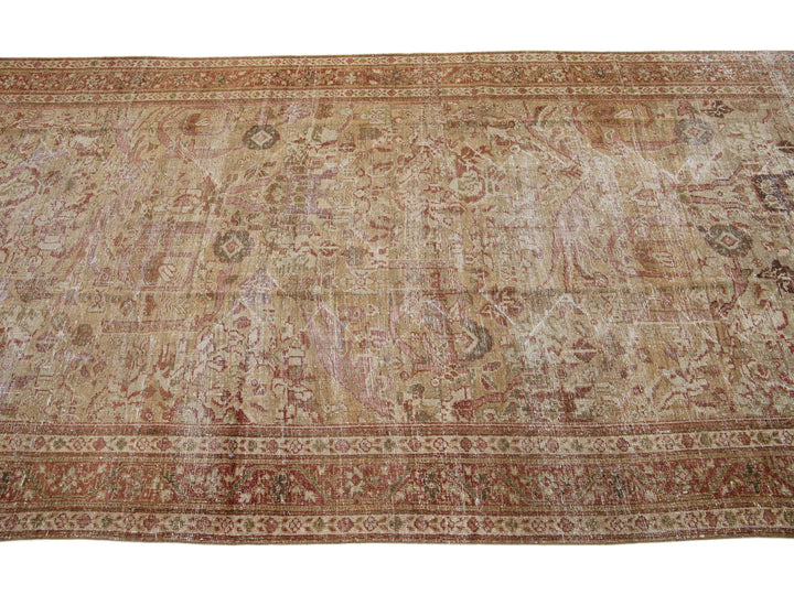 Antique Malayer Wool Rug 5 X 14