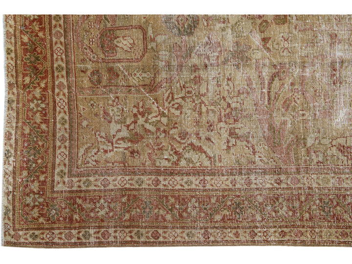 Antique Malayer Wool Rug 5 X 14