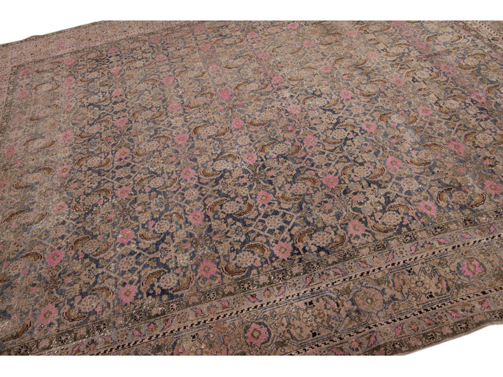 Antique Bidjar Wool Rug 9 X 11