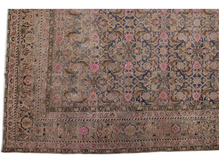 Antique Bidjar Wool Rug 9 X 11
