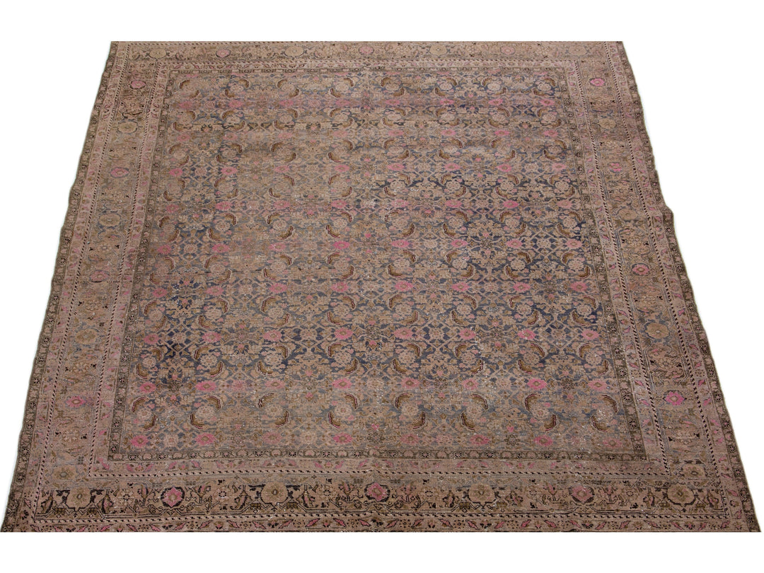 Antique Bidjar Wool Rug 9 X 11