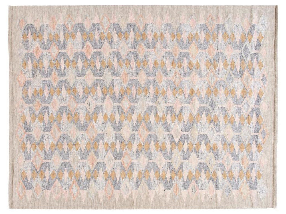 Modern Swedish Wool Rug 9 X 12