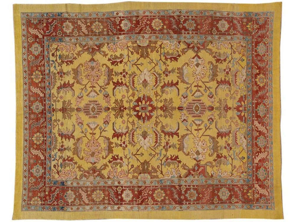 Vintage Bakshaish Tribal Wool Rug 11 X 13