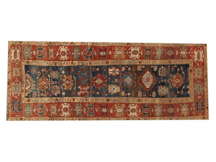 Late-20th Century Vintage Bakshaish Tribal Wool Runner Rug 4 X 11