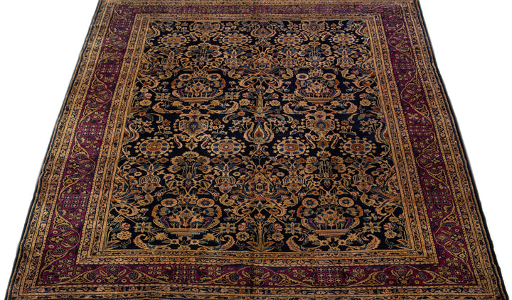 Antique Persian Sarouk Farahan Wool Rug 9 x 11