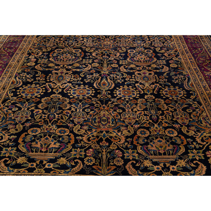 Antique Persian Sarouk Farahan Wool Rug 9 x 11