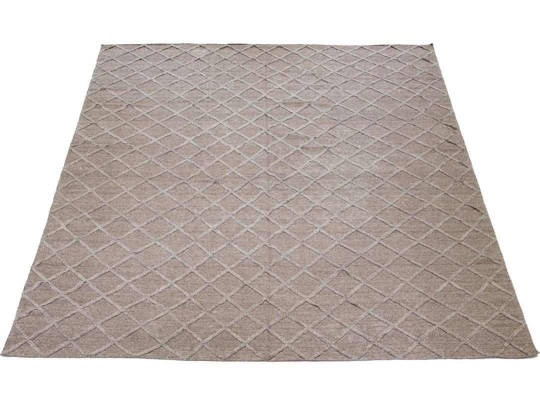 Modern Flaweave Wool Rug 12 X 15