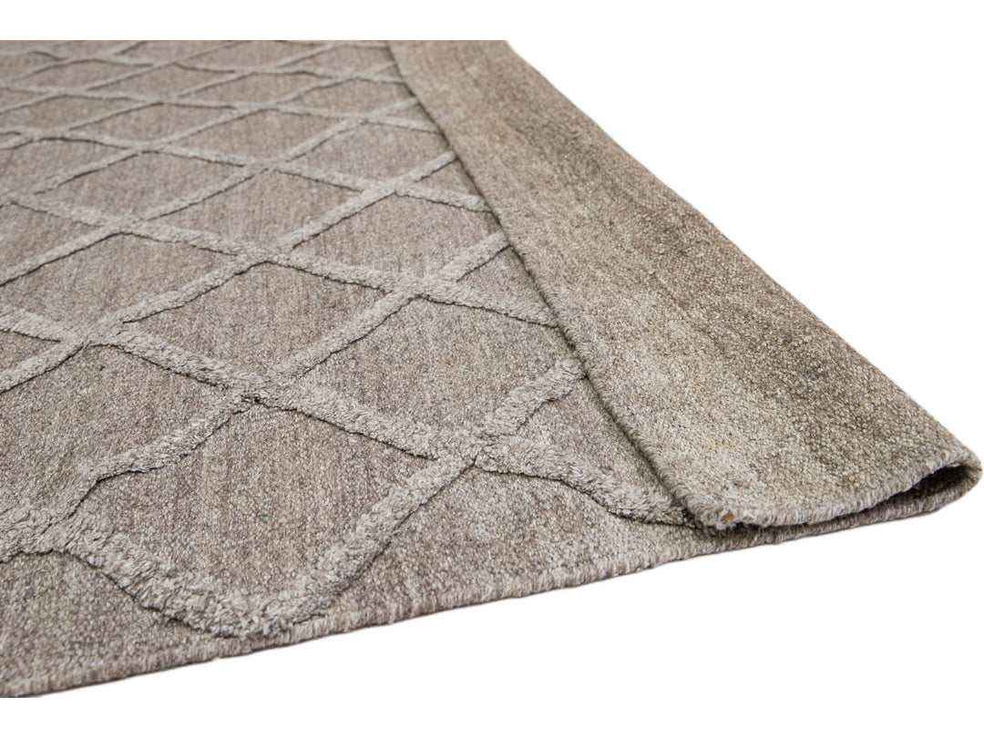 Modern Flaweave Wool Rug 12 X 15