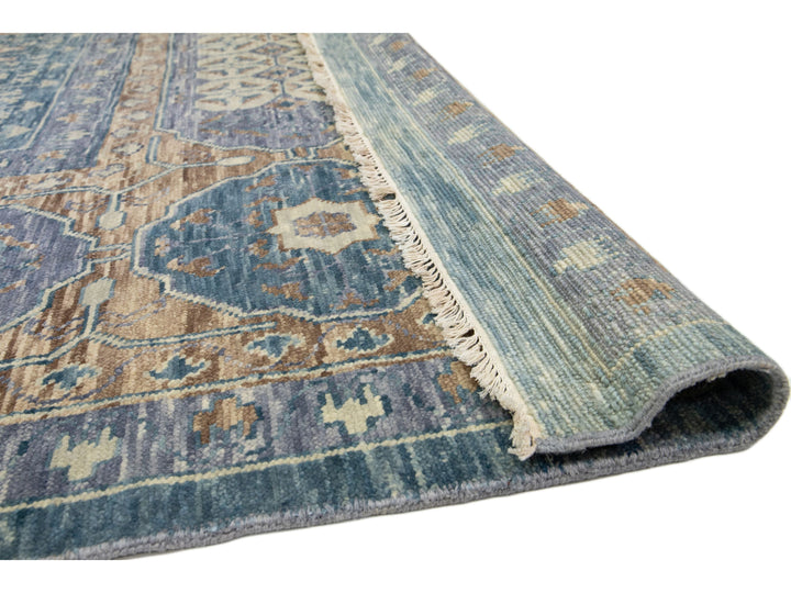 Modern Mamluk Wool Rug 17 x 24