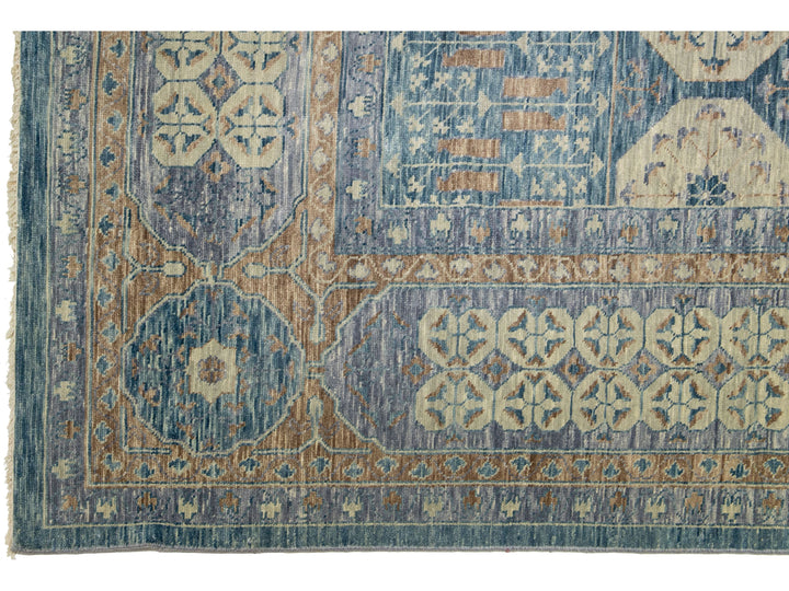 Modern Mamluk Wool Rug 17 x 24