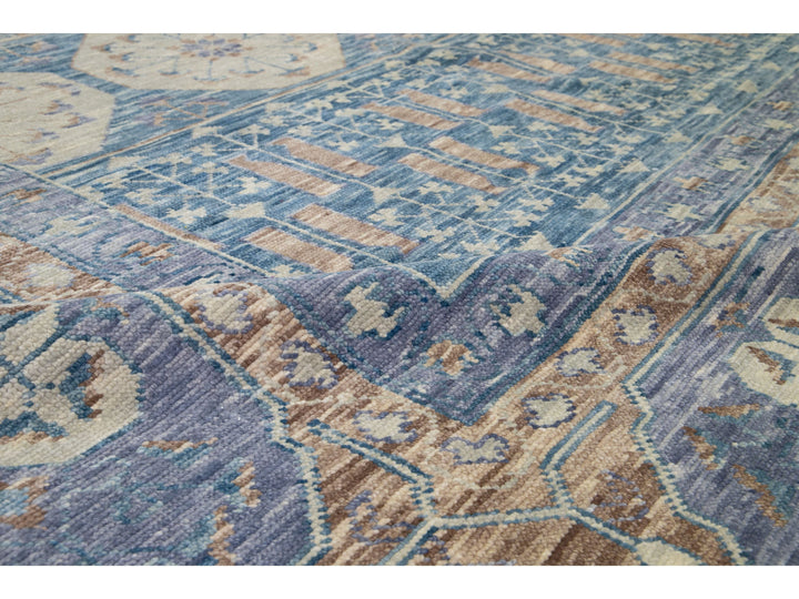 Modern Mamluk Wool Rug 17 x 24