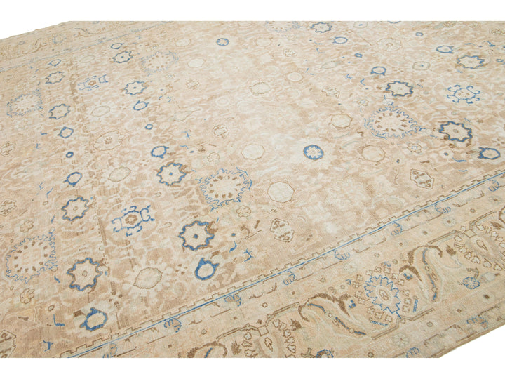 Antique Persian Malayer Wool Rug 10 X 14