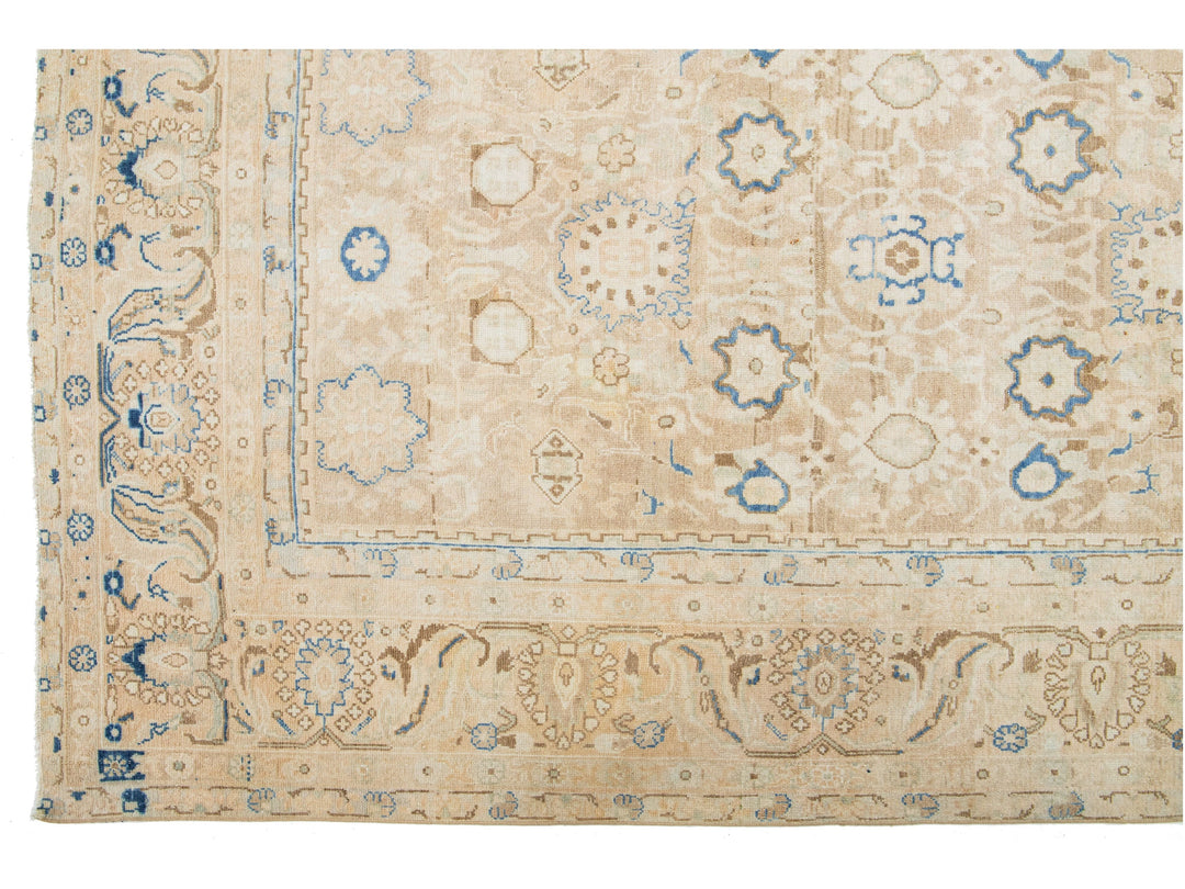 Antique Persian Malayer Wool Rug 10 X 14