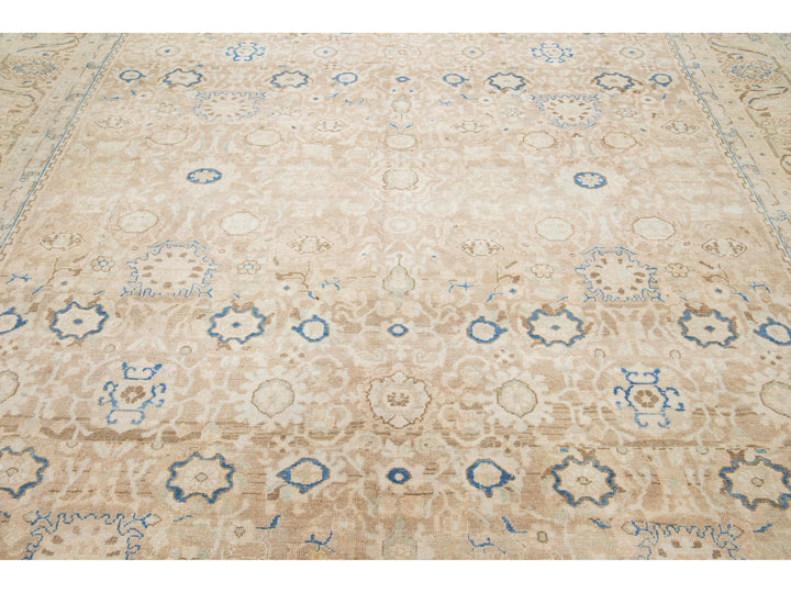 Antique Persian Malayer Wool Rug 10 X 14