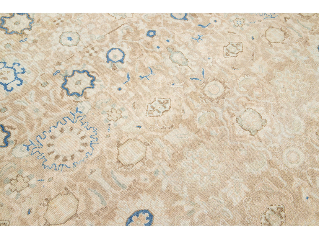 Antique Persian Malayer Wool Rug 10 X 14