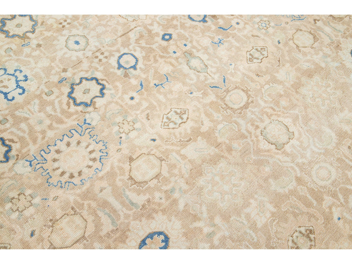 Antique Persian Malayer Wool Rug 10 X 14