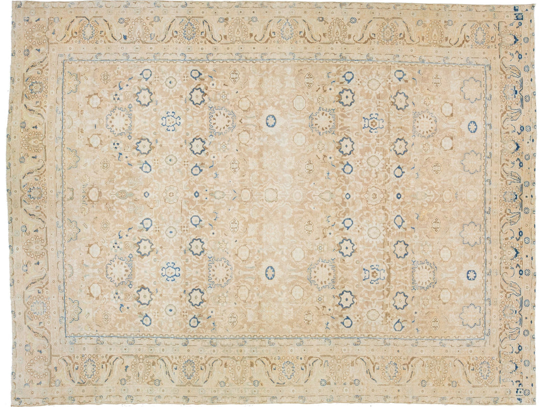 Antique Persian Malayer Wool Rug 10 X 14