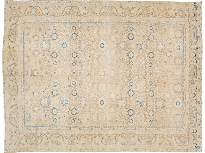 Antique Persian Malayer Wool Rug 10 X 14