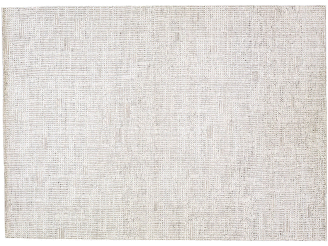 Modern Moroccan Wool Rug 10 X 14