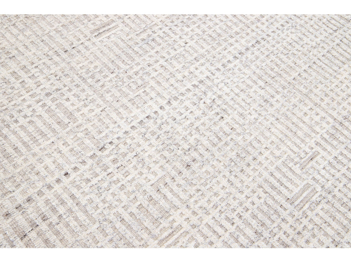 Modern Moroccan Wool Rug 5 X 8