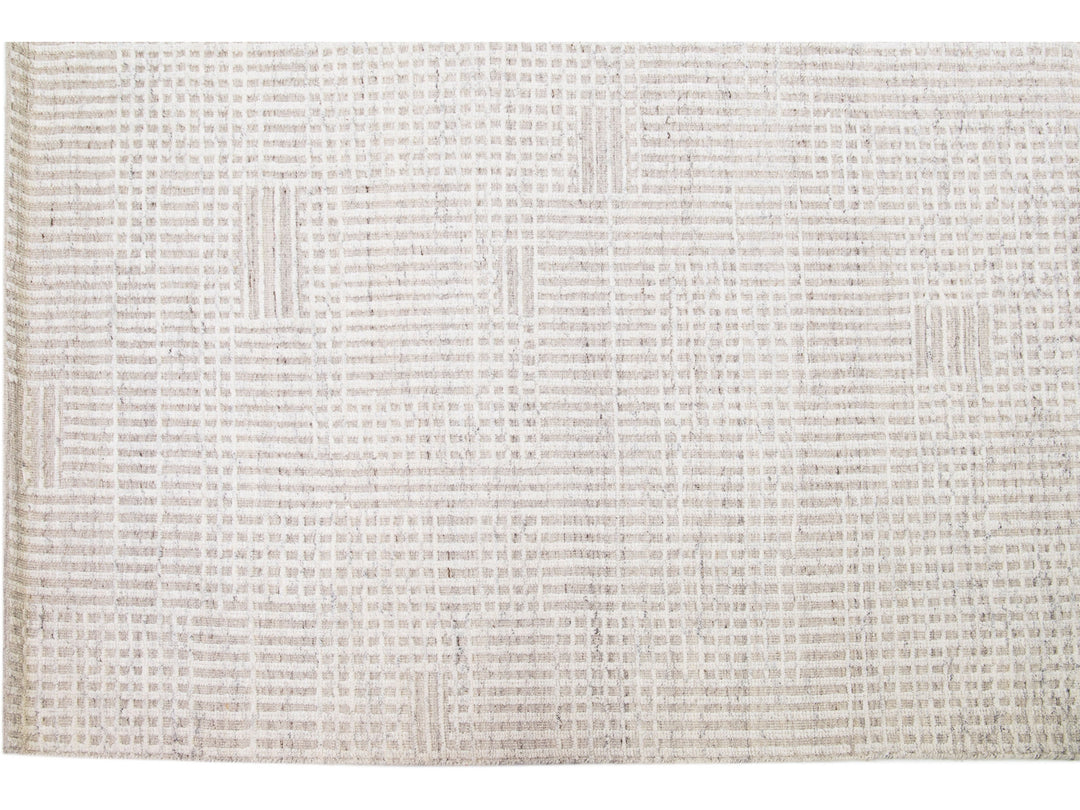 Modern Moroccan Wool Rug 12 X 15