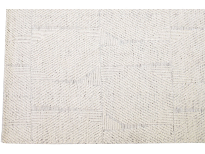 Modern Moroccan Wool Rug 12 X 15