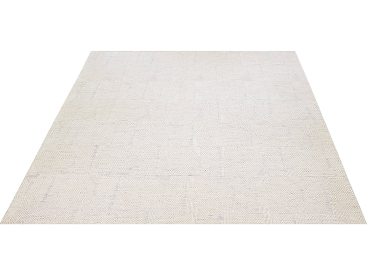 Modern Moroccan Wool Rug 12 X 15