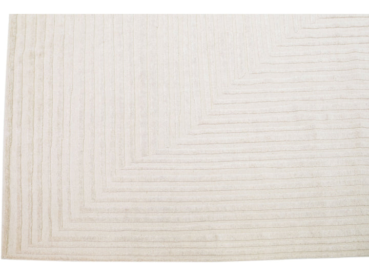 Modern Moroccan Wool Rug 12 X 15