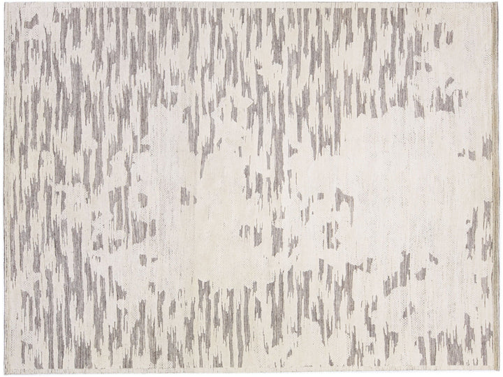 Modern Moroccan Wool Rug 10 X 14