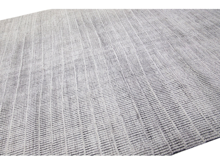 Modern Moroccan Wool Rug 10 X 14