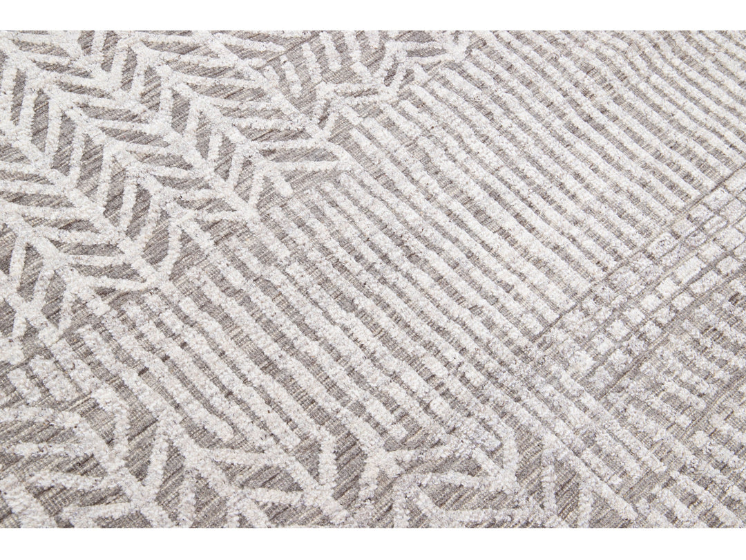 Modern Moroccan Wool Rug 5 X 8