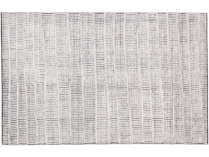 Modern Moroccan Wool Rug 5 X 8