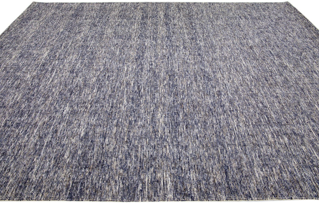 Modern Indian Wool Rug  9 x 12