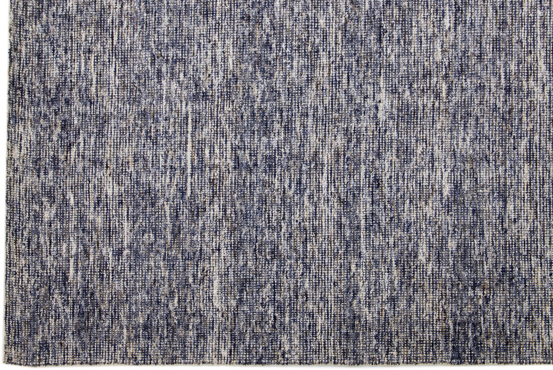 Modern Indian Wool Rug  9 x 12