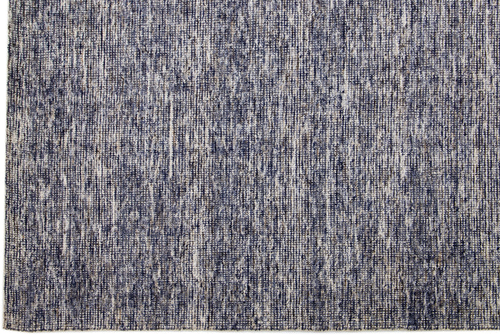 Modern Indian Wool Rug  9 x 12