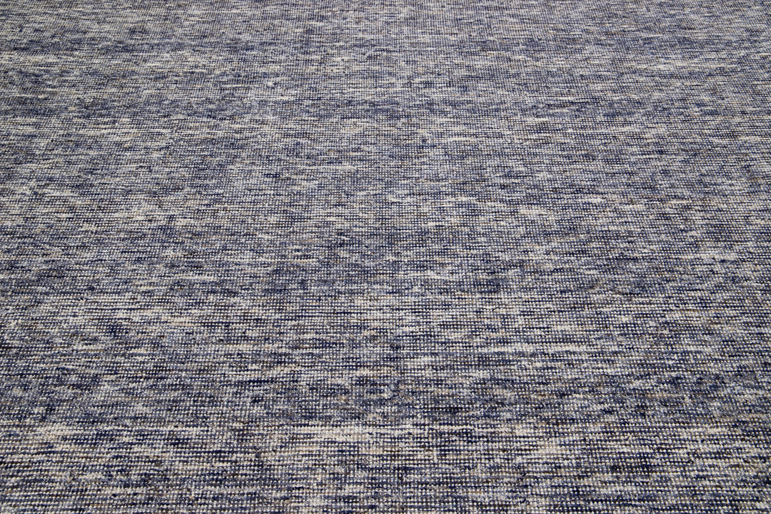 Modern Indian Wool Rug  9 x 12