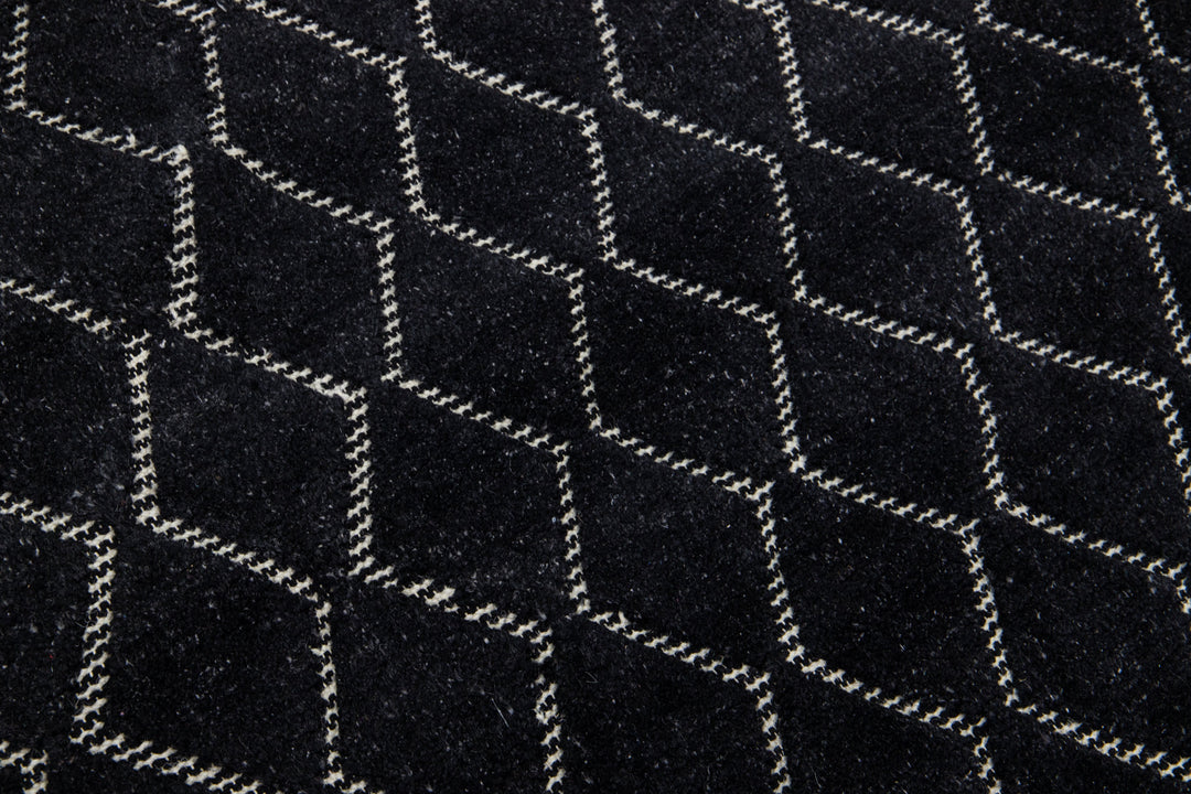 Modern Moroccan Style Wool Rug 9 x 12